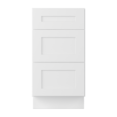 Drawer Base Kitchen Cabinet DB18 Alpina White LessCare 18 in. width 34.5 in. height 24 in. depth - Kitchen Cabinets