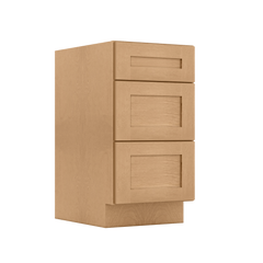 Drawer Base Kitchen Cabinet DB18 Shaker Toffee LessCare 18 in. width 34.5 in. height 24 in. depth - Kitchen Cabinets
