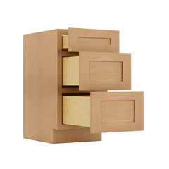 Drawer Base Kitchen Cabinet DB18 Shaker Toffee LessCare 18 in. width 34.5 in. height 24 in. depth - Kitchen Cabinets