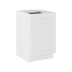 Drawer Base Kitchen Cabinet DB21 Alpina White LessCare 21 in. width 34.5 in. height 24 in. depth - Kitchen Cabinets