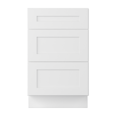 Drawer Base Kitchen Cabinet DB21 Alpina White LessCare 21 in. width 34.5 in. height 24 in. depth - Kitchen Cabinets