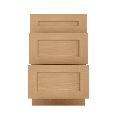 Drawer Base Kitchen Cabinet DB21 Shaker Toffee 21 in. width 34.5 in. height 24 in. depth - Kitchen Cabinets