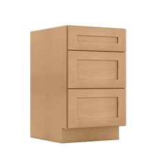Drawer Base Kitchen Cabinet DB21 Shaker Toffee 21 in. width 34.5 in. height 24 in. depth - Kitchen Cabinets
