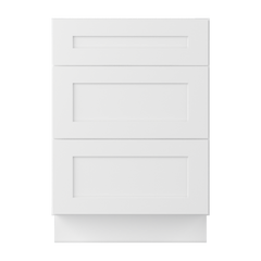 Drawer Base Kitchen Cabinet DB24 Alpina White LessCare 24 in. width 34.5 in. height 24 in. depth - Kitchen Cabinets