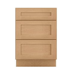 Drawer Base Kitchen Cabinet DB24 Shaker Toffee 24 in. width 34.5 in. height 24 in. depth - Kitchen Cabinets