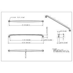 Weser 18" Center-to-Center Appliance Pull