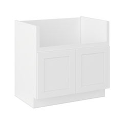 Farmhouse Sink Base Cabinet SBF36 Alpina White LessCare 36 in. width - Kitchen Cabinets