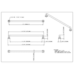 Griffin 305 mm Center-to-Center Bar Pull