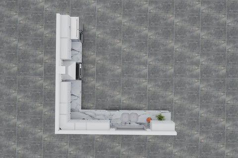 15 X 15 Fabuwood Allure Galaxy Frost Kitchen
