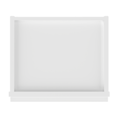 Frosted Glass Door Wall Kitchen Cabinet WMD1536 Alpina White LessCare 15 in. width 36 in. height 12 in. depth - Kitchen