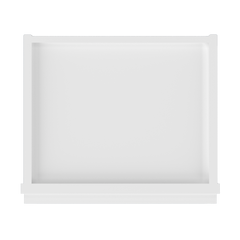 Frosted Glass Door Wall Kitchen Cabinet WMD1542 Alpina White LessCare 15 in. width 42 in. height 12 in. depth - Kitchen