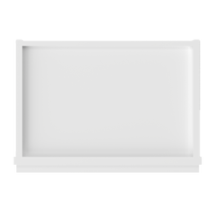 Frosted Glass Door Wall Kitchen Cabinet WMD1830 Alpina White LessCare 18 in. width 30 in. height 12 in. depth - Kitchen