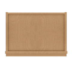 Frosted Glass Door Wall Kitchen Cabinet WMD1830 Shaker Toffee 18 in. width 30 in. height 12 in. depth - Kitchen Cabinets
