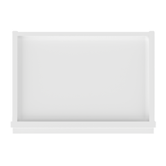 Frosted Glass Door Wall Kitchen Cabinet WMD1836 Alpina White LessCare 18 in. width 36 in. height 12 in. depth - Kitchen