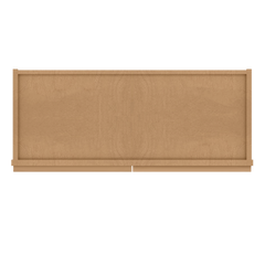 Frosted Glass Door Wall Kitchen Cabinet WMD3042 Shaker Toffee 30 in. width 42 in. height 12 in. depth - Kitchen Cabinets