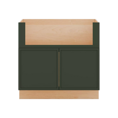 Modernform Cabinet Slim Sage Green 36" W X 34 1/2" H X 24" D Farm Sink Base Cabinet