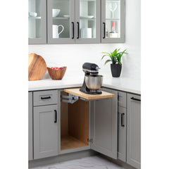 Appliance Lift with Shelf for 15" Opening, Soft-Close