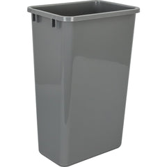 Single Grey 50 Quart Top-Mount Trashcan Pullout for 12" Opening
