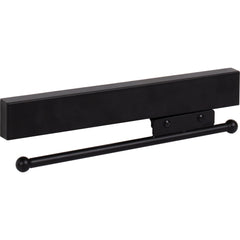 Matte Black 12" Sliding Valet Rod