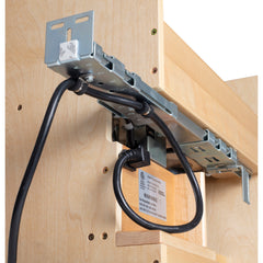 8" "No Wiggle" Powered Vanity Pullout for 12" Standard Door/Drawer Base Cabinet