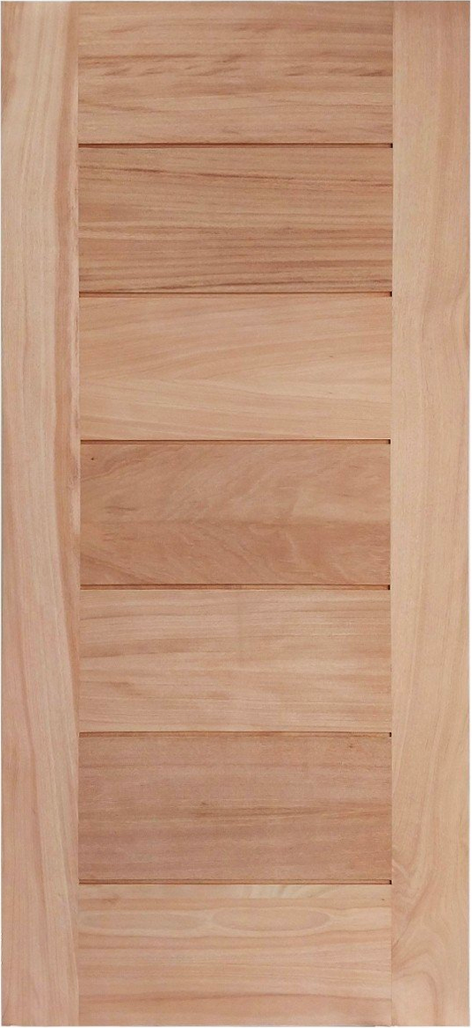 36x80 in Exterior Wood Door Slab | 7 Panel