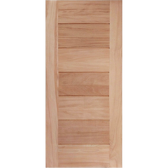 36x80 in Exterior Wood Door Slab | 7 Panel