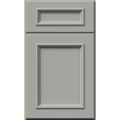 Fabuwood Allure Imperio Nickel Recessed Panel Grey Door Sample