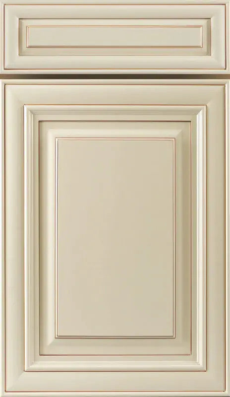  J&K Traditional A7 Crème Glazed Raised Panel Beige Door Sample