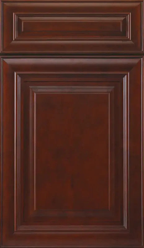  J&K Traditional J5 Mahogany Raised Panel Brown Door Sample