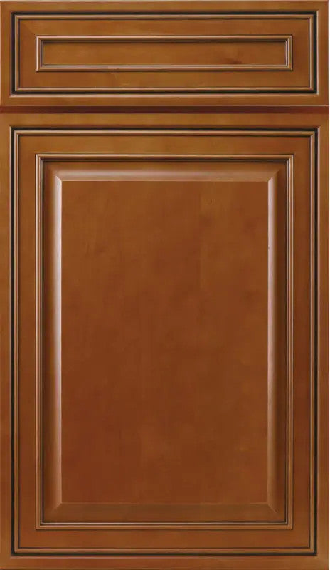  J&K Traditional K10 Mocha Glazed Raised Panel Brown Door Sample