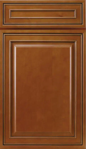  J&K Traditional K10 Mocha Glazed Raised Panel Brown Door Sample