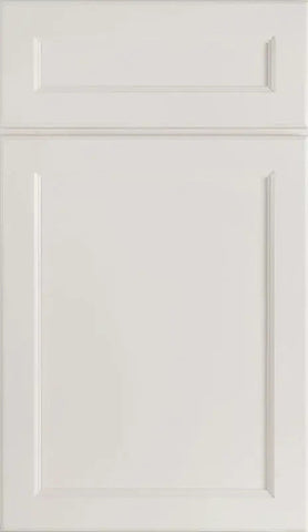  J&K Transitional E1 Dove Recessed Panel White Door Sample