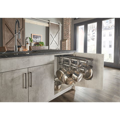 Black Nickel STORAGE WITH STYLE® Soft-close Hanging Pan Pullout