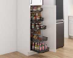 21" Black Nickel STORAGE WITH STYLE® Metal Soft-close Pullout Basket