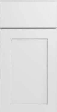  KCD Shaker Designer White Slab Door Sample