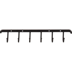 Matte Black Screw-Mount Belt Rack
