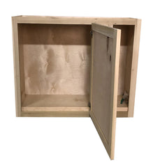 Kitchen Blind Wall Cabinet or Unfinished Poplar or Shaker Style or 36x30x12 in