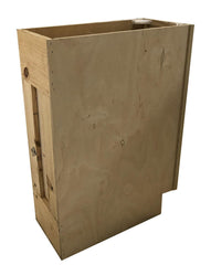 Kitchen Drawer Base Cabinet or Unfinished Poplar or 12 in or 3 Drawer