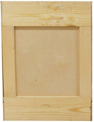 Kitchen Drawer Base Cabinet or Unfinished Poplar or Shaker Style or 30 in or 2 Drawer