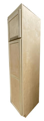 Kitchen Utility Pantry Cabinet or Unfinished Poplar or Shaker Style or 84x18x24 in