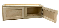 Kitchen Wall Cabinet or Unfinished Poplar or 33x12x12 in