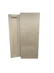 Kitchen Wall Cabinet or Unfinished Poplar or 9x30x12 in