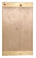 Kitchen Wall Cabinet or Unfinished Poplar or Shaker Style or 24 in x 42 in x 12 in