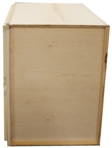 Kitchen Wall Cabinet or Unfinished Poplar or Shaker Style or 30x24x12 in