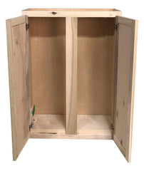 Kitchen Wall Cabinet or Unfinished Poplar or Shaker Style or 30x42x12 in