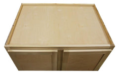 Kitchen Wall Cabinet or Unfinished Poplar or Shaker Style or 36x24x24 in