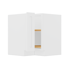 Lazy Suzan Base Kitchen Cabinet SCER33 Alpina White LessCare 34.5 in. height 33 in. depth - Kitchen Cabinets