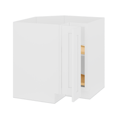 Lazy Suzan Base Kitchen Cabinet SCER33 Alpina White LessCare 34.5 in. height 33 in. depth - Kitchen Cabinets