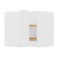 Lazy Suzan Base Kitchen Cabinet SCER36 Alpina White LessCare 34.5 in. height 36 in. depth - Kitchen Cabinets