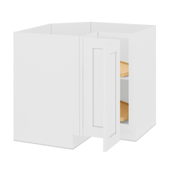Lazy Suzan Base Kitchen Cabinet SCER36 Alpina White LessCare 34.5 in. height 36 in. depth - Kitchen Cabinets
